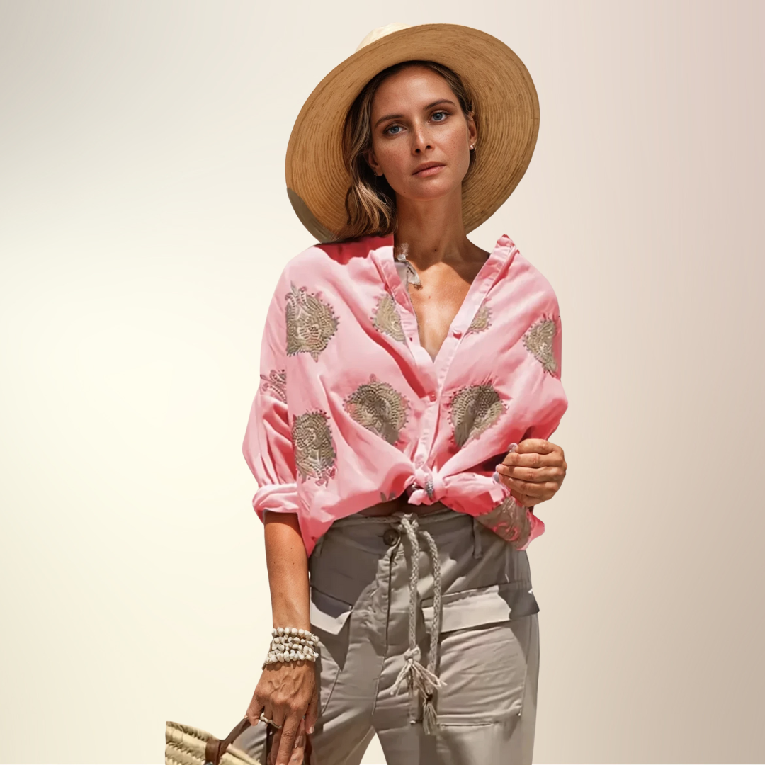 Valentine Paris™ I Gaby - Blouse Légère et Chic
