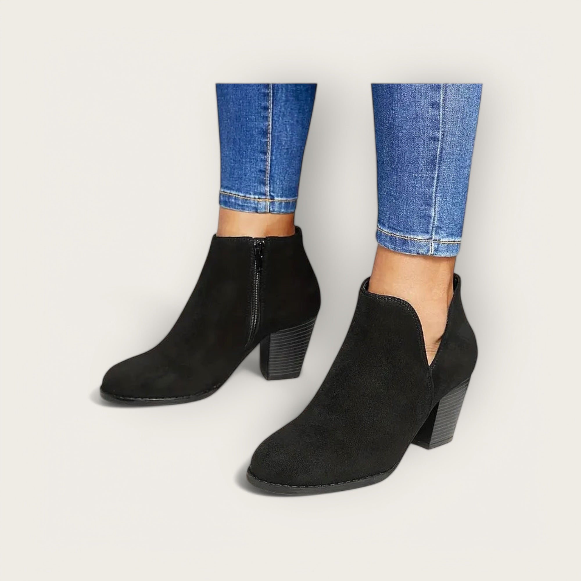 Valentine Paris™ | BOTTINES FEMME AVEC TALON ÉPAIS