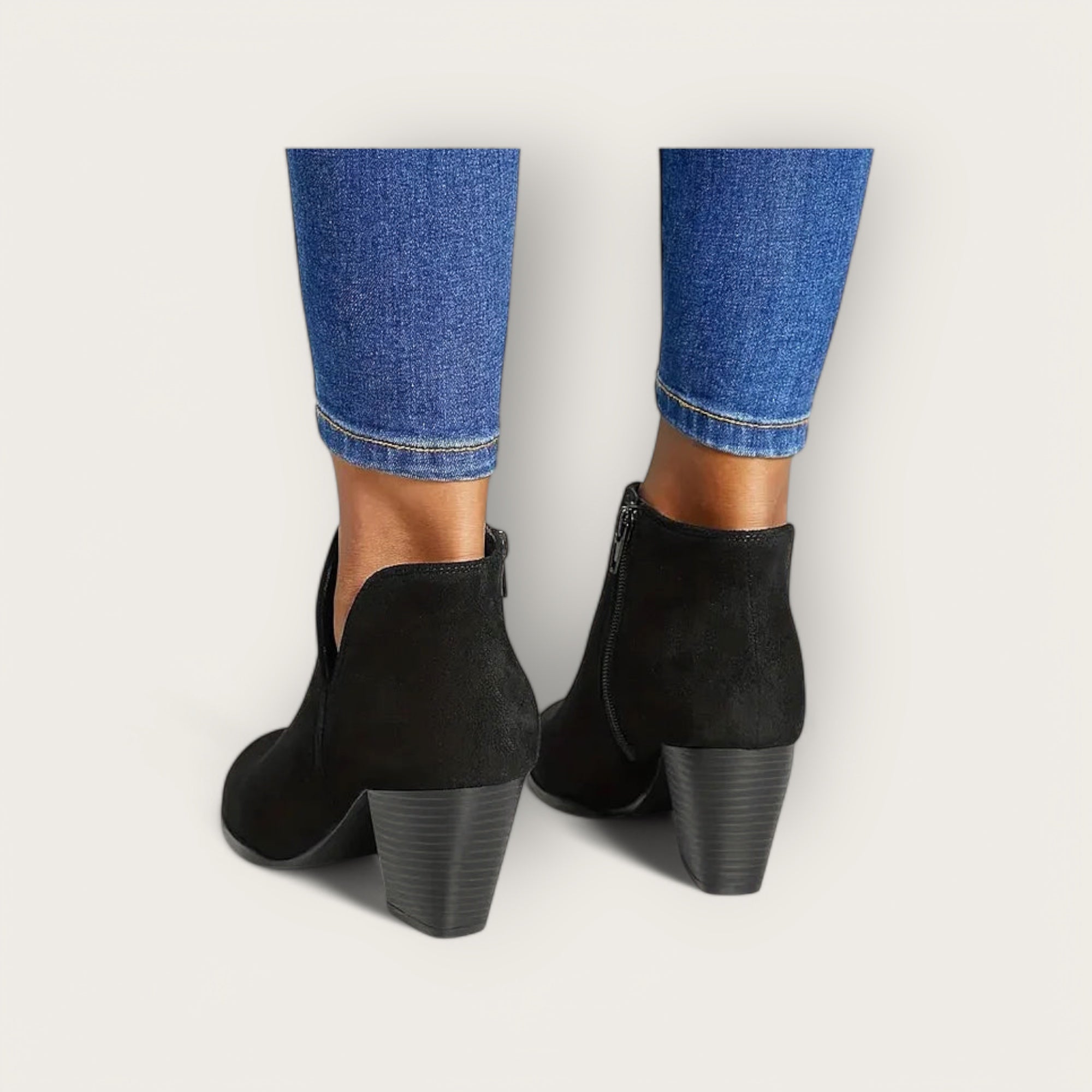 Valentine Paris™ | BOTTINES FEMME AVEC TALON ÉPAIS