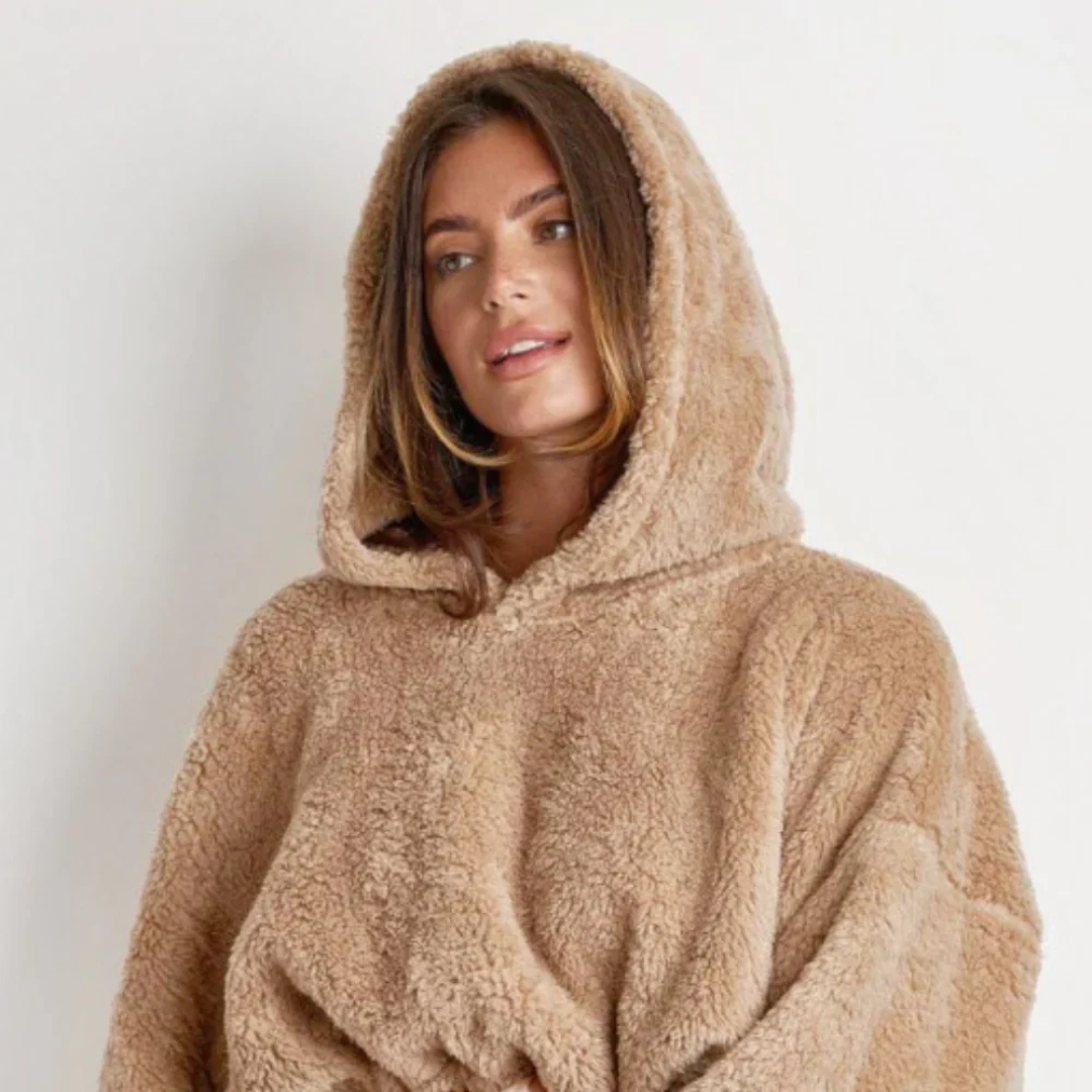 Valentine™ |Juliette - Sweat à capuche en polaire Teddy