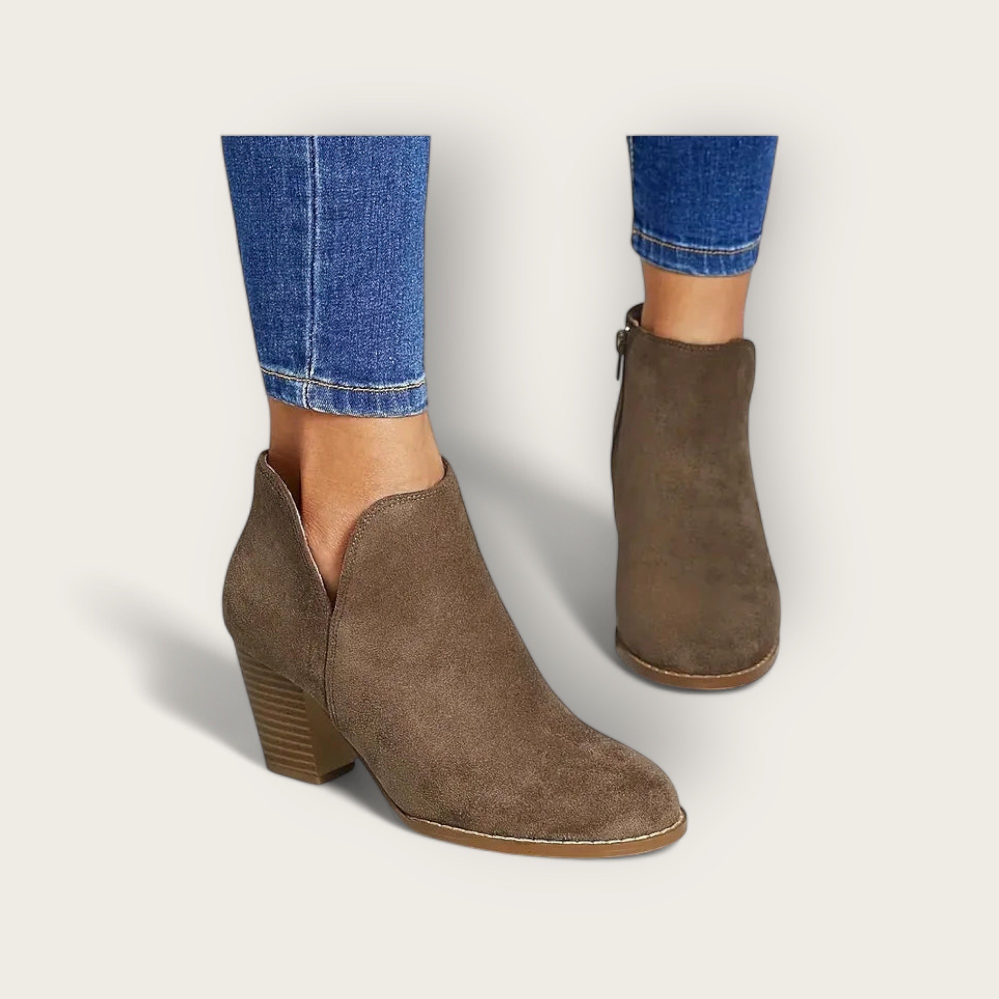 Valentine Paris™ | BOTTINES FEMME AVEC TALON ÉPAIS