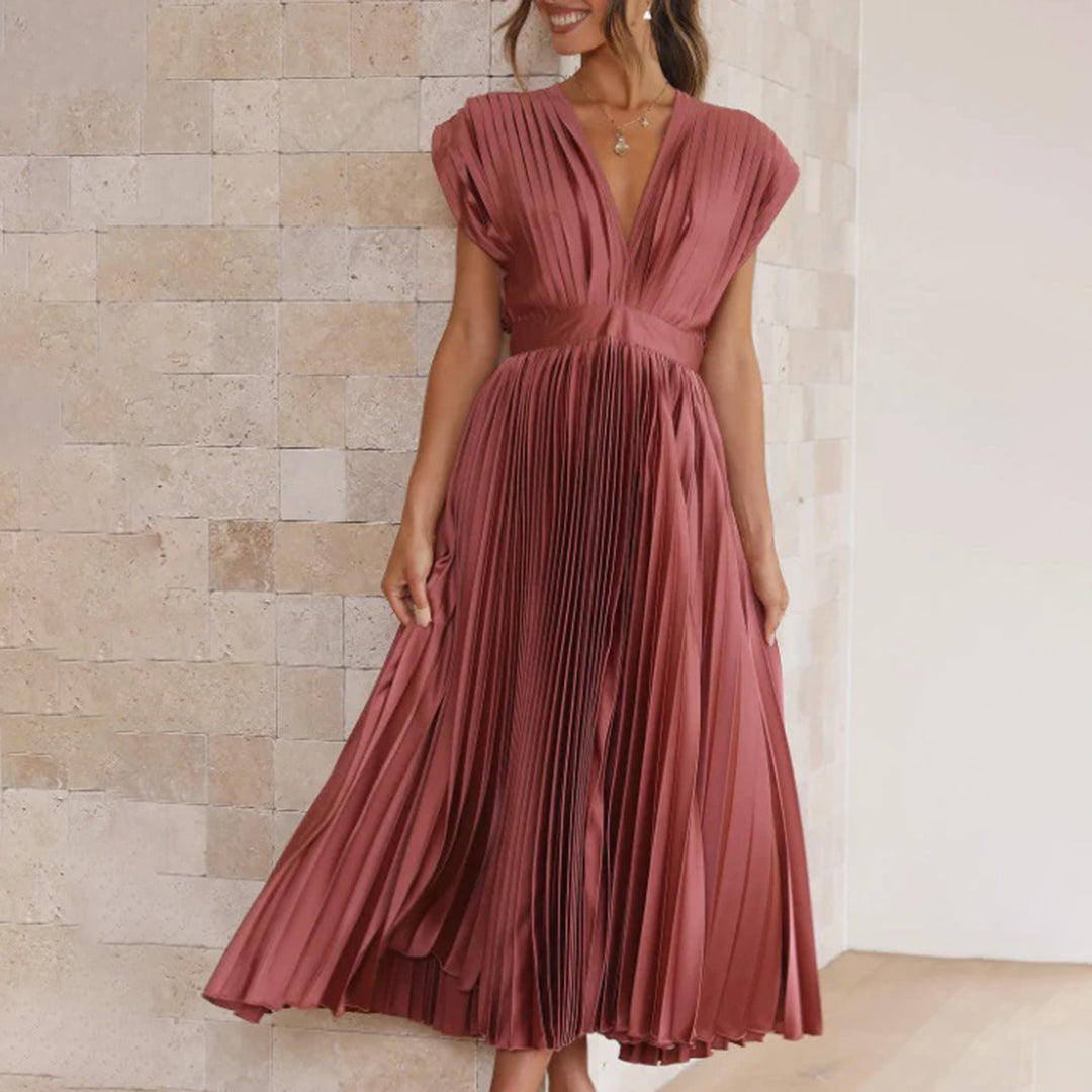 Valentine Paris™ | Zyra - Magnifique robe plissée