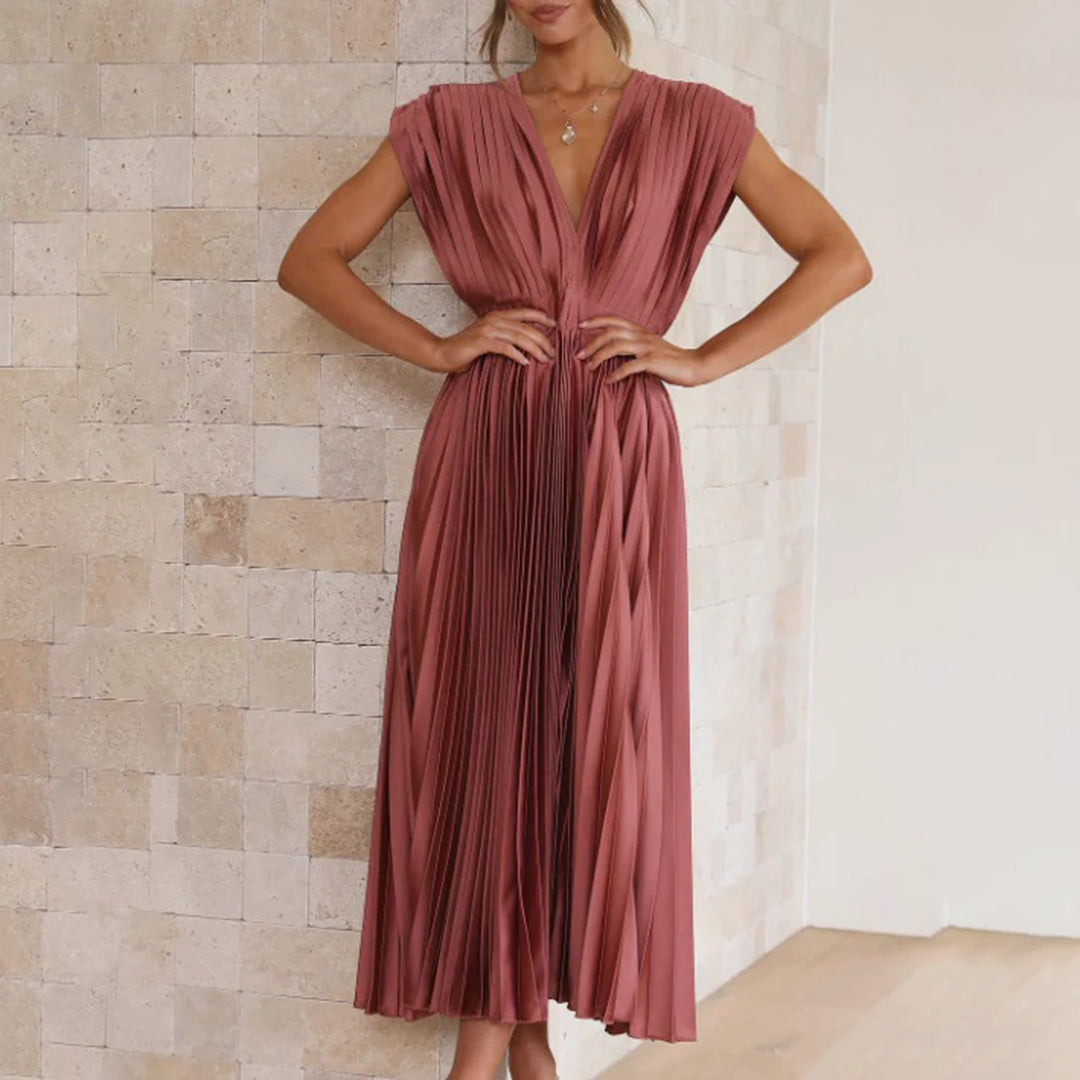 Valentine Paris™ | Zyra - Magnifique robe plissée