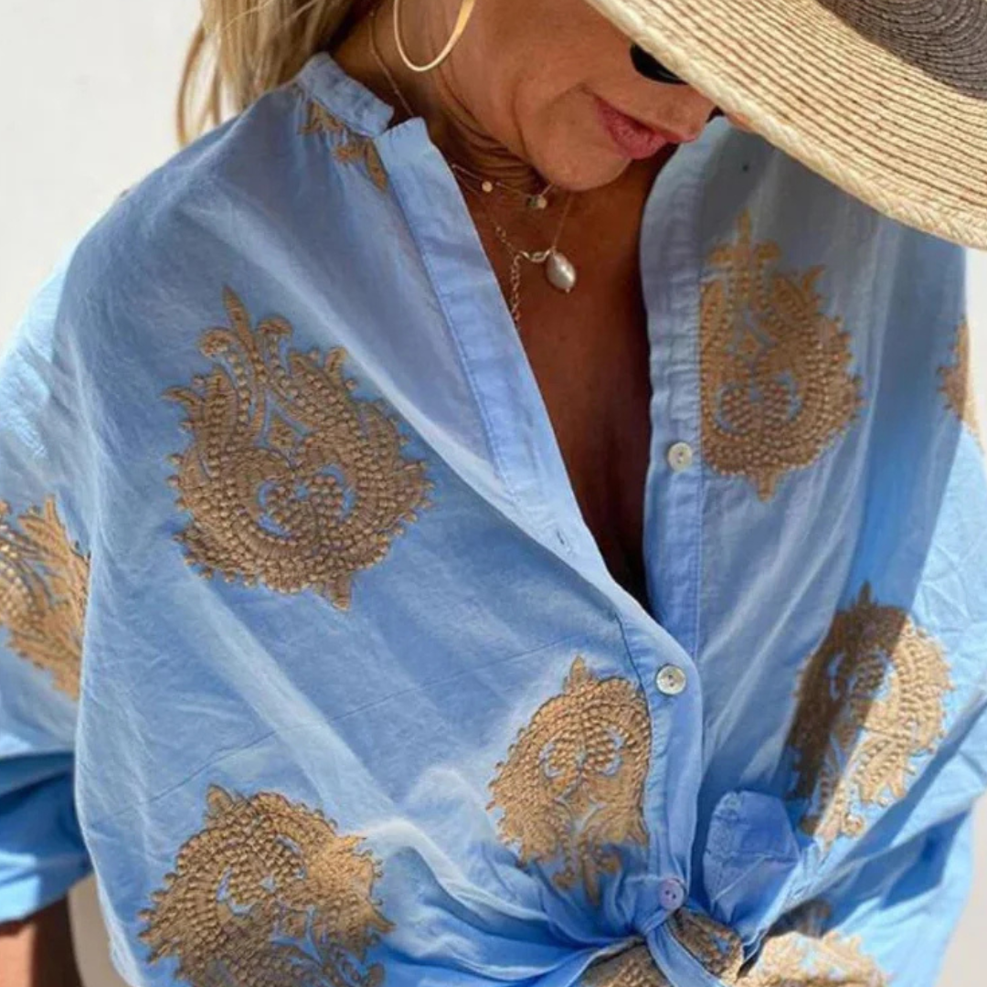 Valentine Paris™ I Gaby - Blouse Légère et Chic