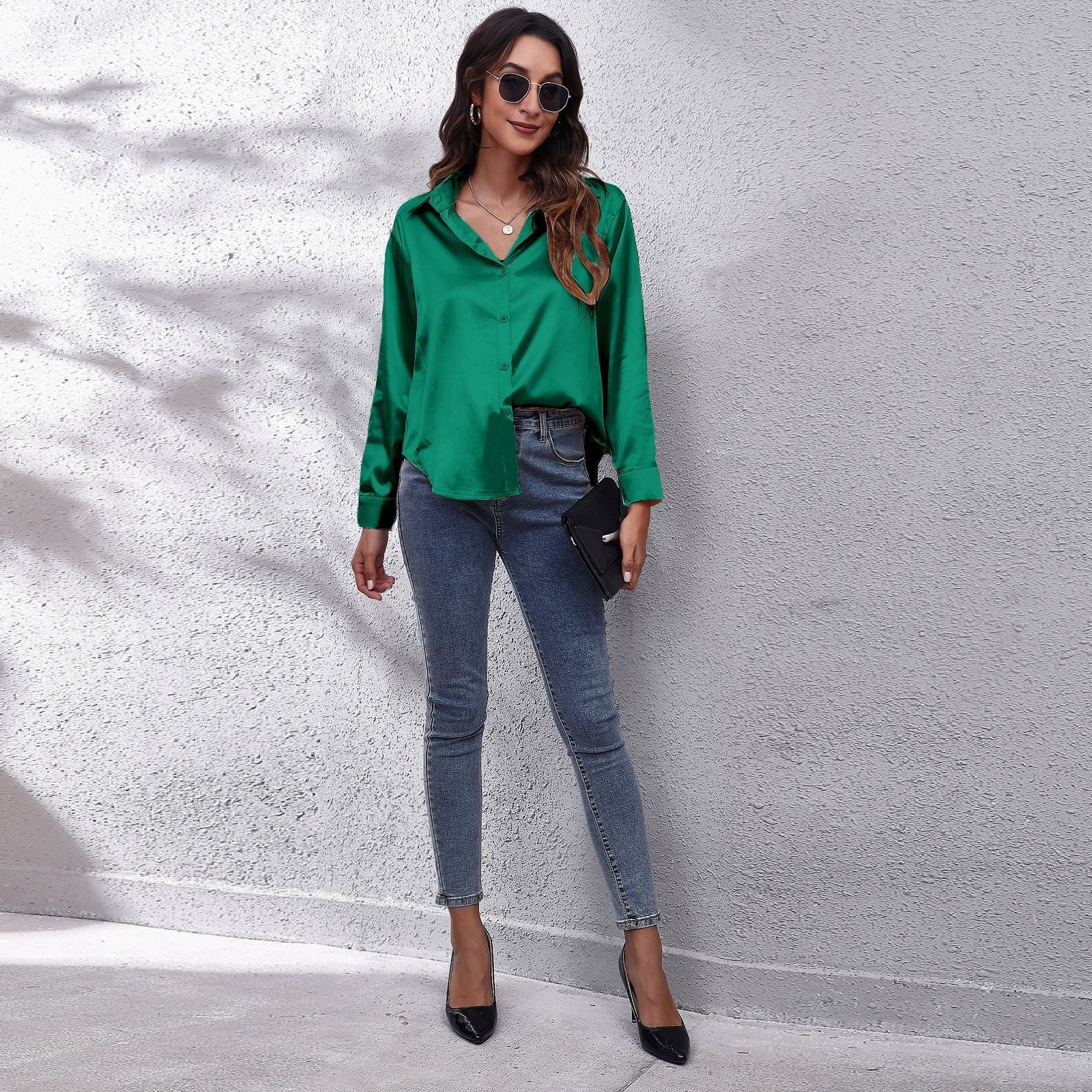 Valentine Paris™ | Blouse Satine Shila - Une Blouse d'Été Légère