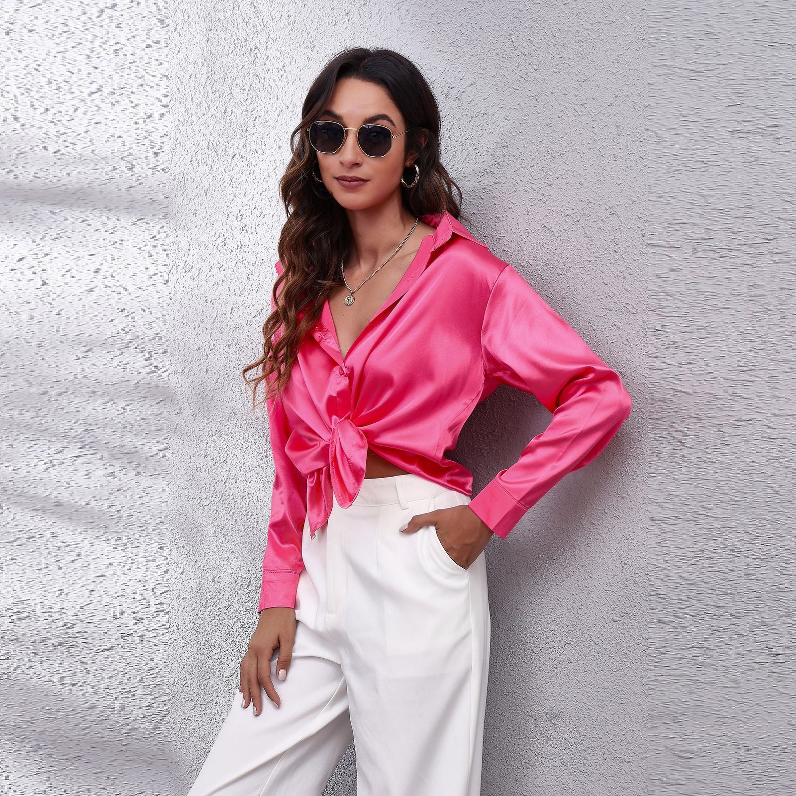 Valentine Paris™ | Blouse Satine Shila - Une Blouse d'Été Légère