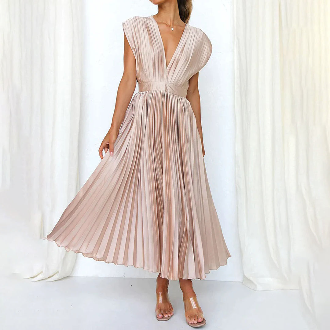Valentine Paris™ | Zyra - Magnifique robe plissée