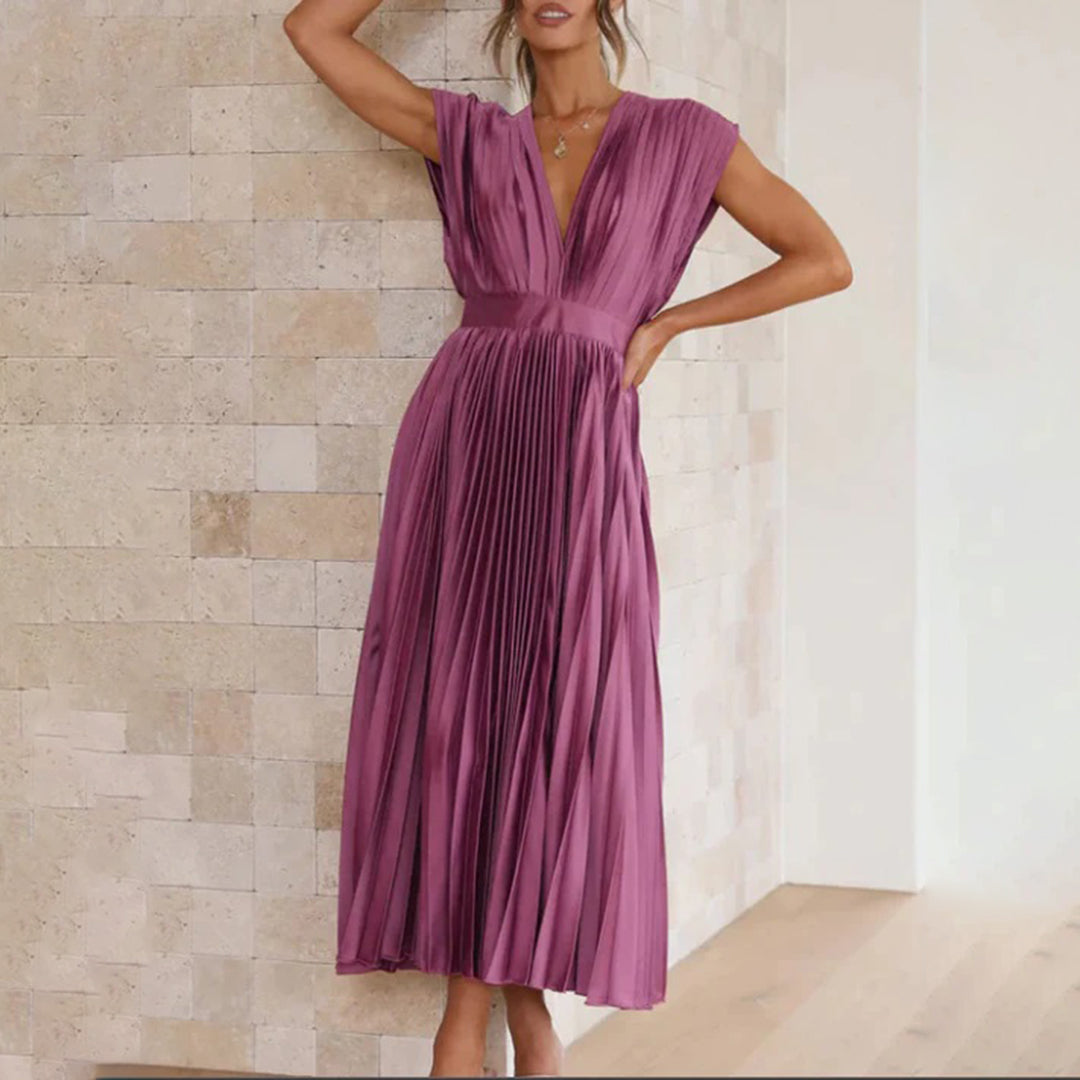 Valentine Paris™ | Zyra - Magnifique robe plissée