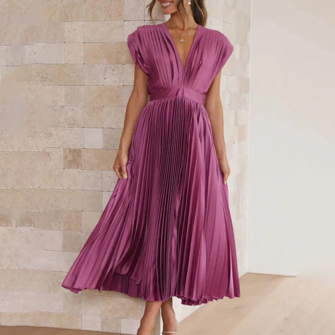 Valentine Paris™ | Zyra - Magnifique robe plissée
