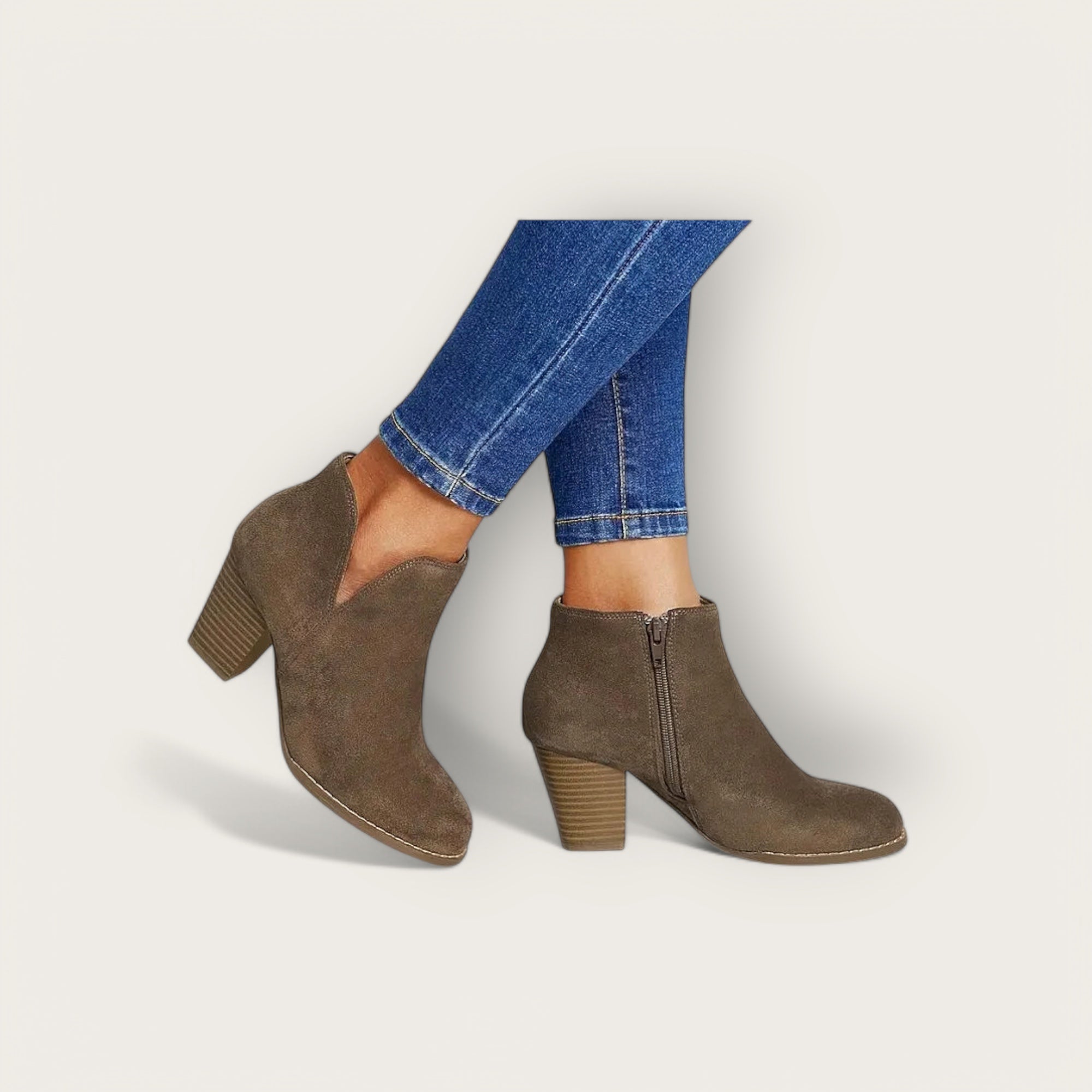 Valentine Paris™ | BOTTINES FEMME AVEC TALON ÉPAIS