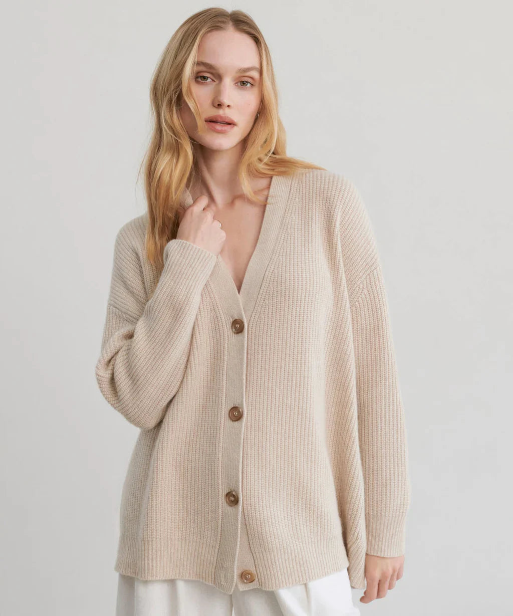 Valentine™ | Clémence - Cachemire Cocoon Cardigan