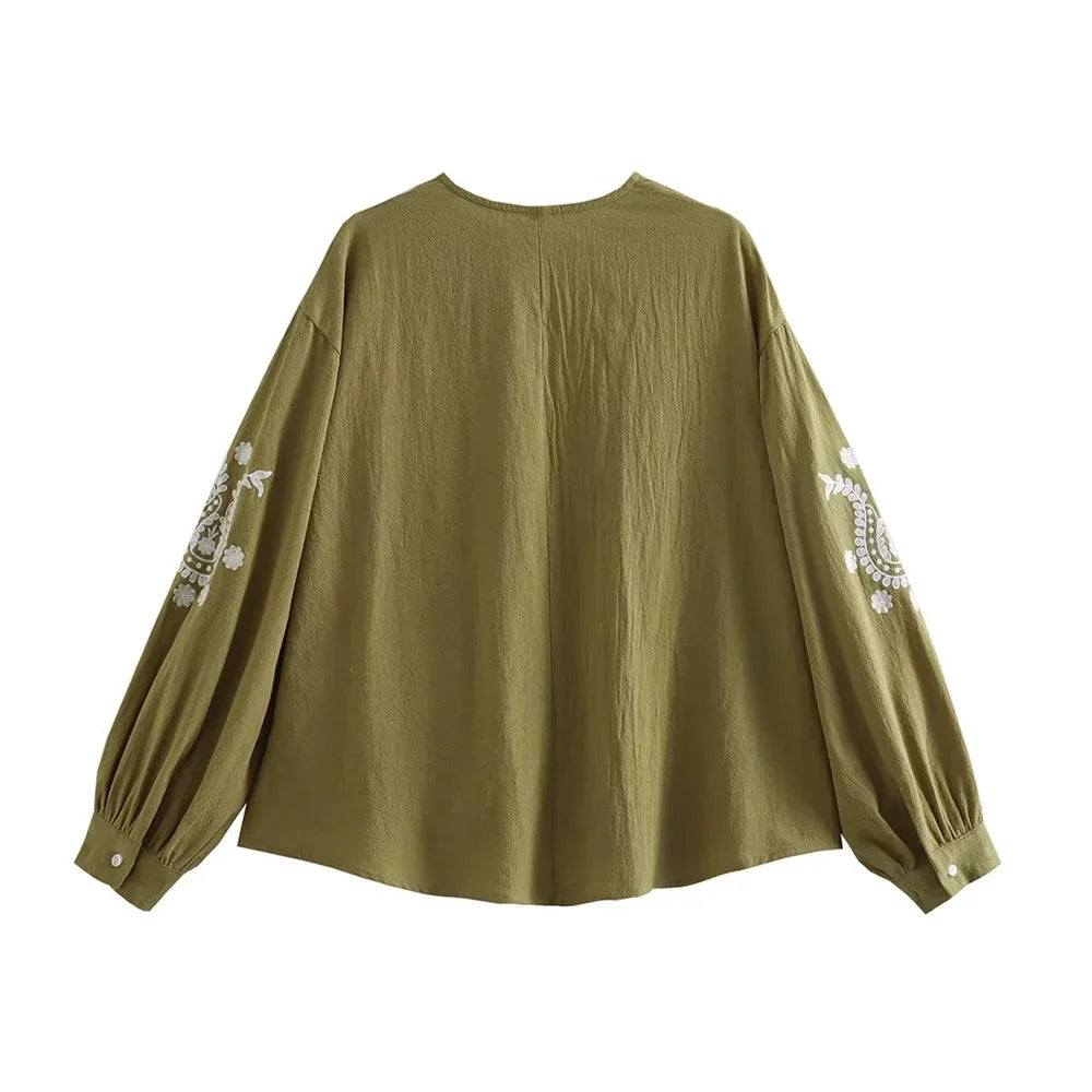 Valentine Paris™| Anaïs - Blouse Boho et Coton