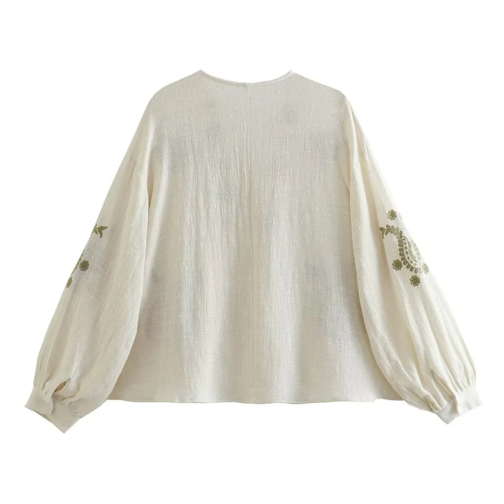 Valentine Paris™| Anaïs - Blouse Boho et Coton