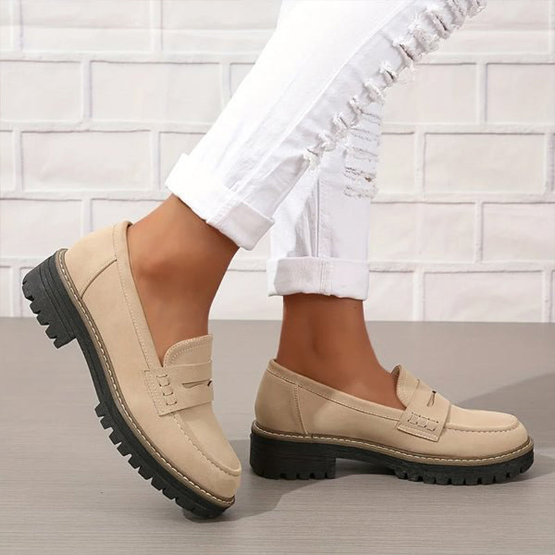 Valentine Paris™ | Mocassins en daim de luxe pour femme