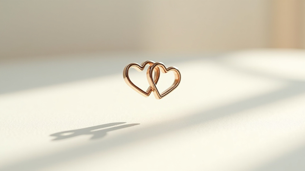 Bague cœur magnétique BFF sur doigts amis - symbole d'amitié forte