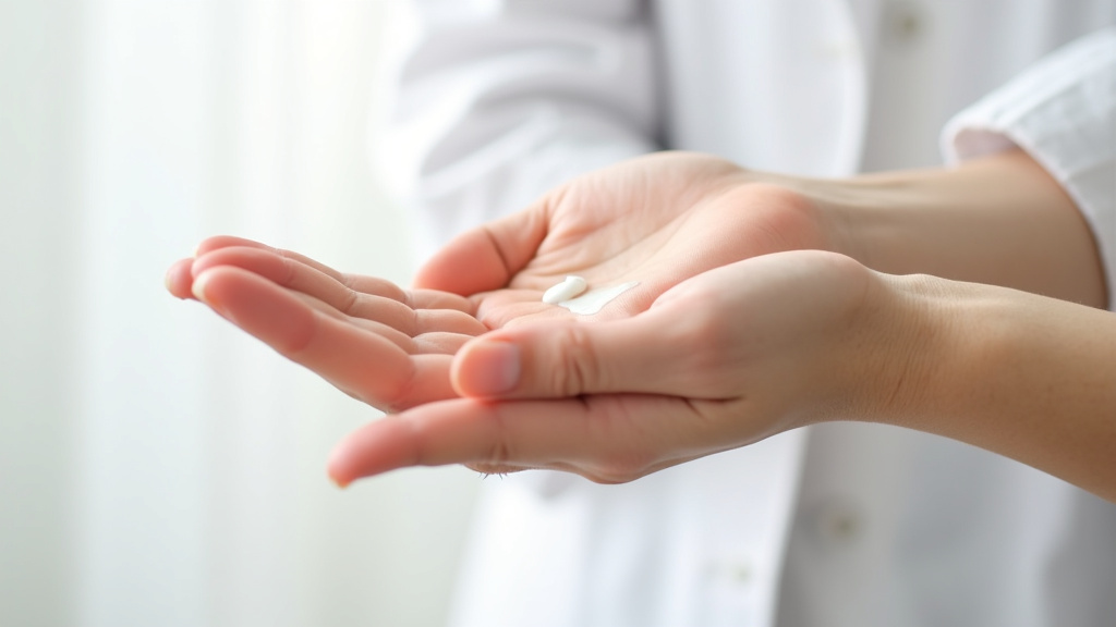 Routine beauté matinale avec produits Erborian sur une surface de marbre blanc