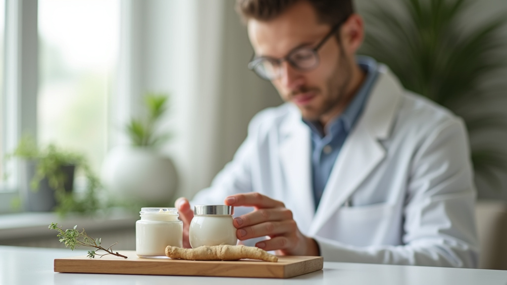 Produits Erborian BB crème et CC crème posés sur une surface blanche