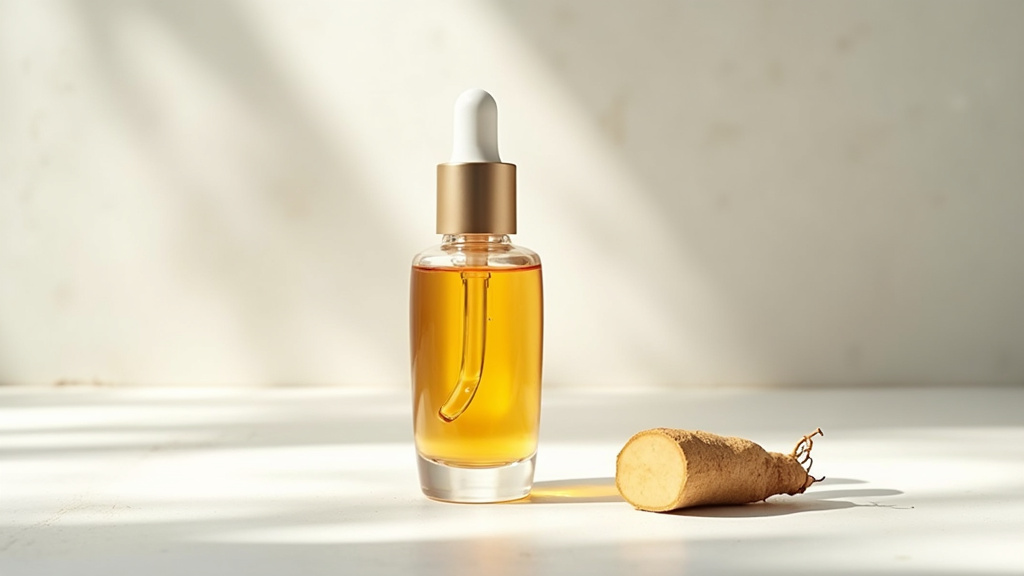 Texture du sérum lacté Erborian Skin Therapy dans un flacon élégant