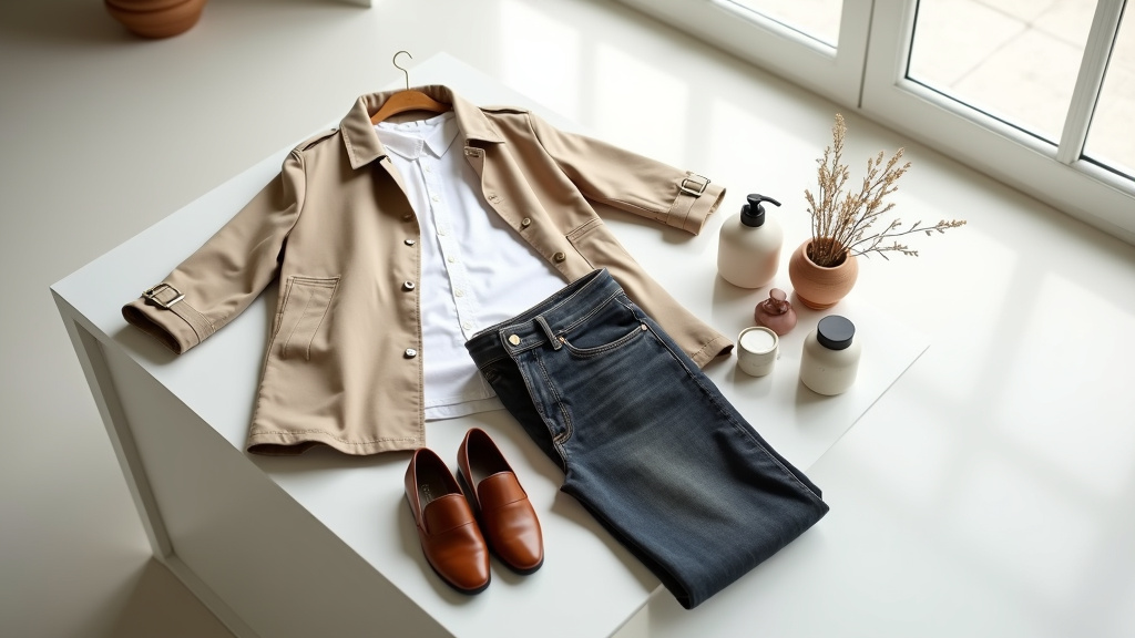 Garde-robe capsule essentiels intemporels