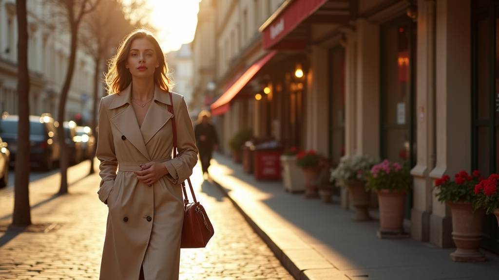 Valentine, blogueuse mode parisienne, dans une tenue élégante et décontractée à Paris