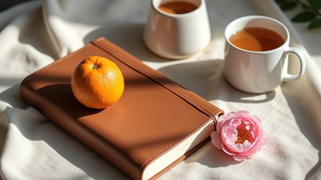 Carnet journal et stylo organisation planning