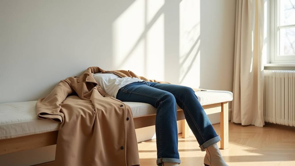 Détail denim brut jean droit - texture indigo profond