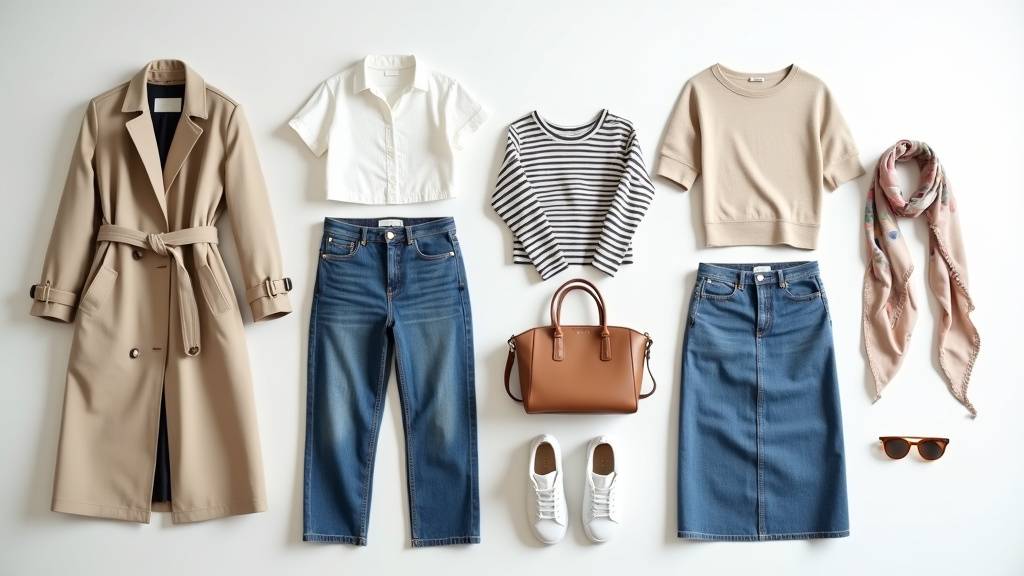 Trench camel classique pour dressing capsule printemps